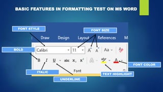 Week2 MS Word formatting text.pptx