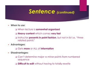 ENG102 Week 2 note taking skills | PDF