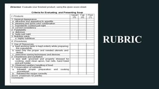 RUBRIC
 