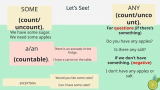 Countable Exeption WEEK 2 QUANTIFIERS AND CONTAINERS.kkkkkk | PPTX