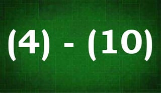 (4) - (10)
 
