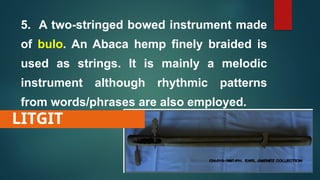 Week 2 Panay Bukidnon Musical instruments quiz.pptx