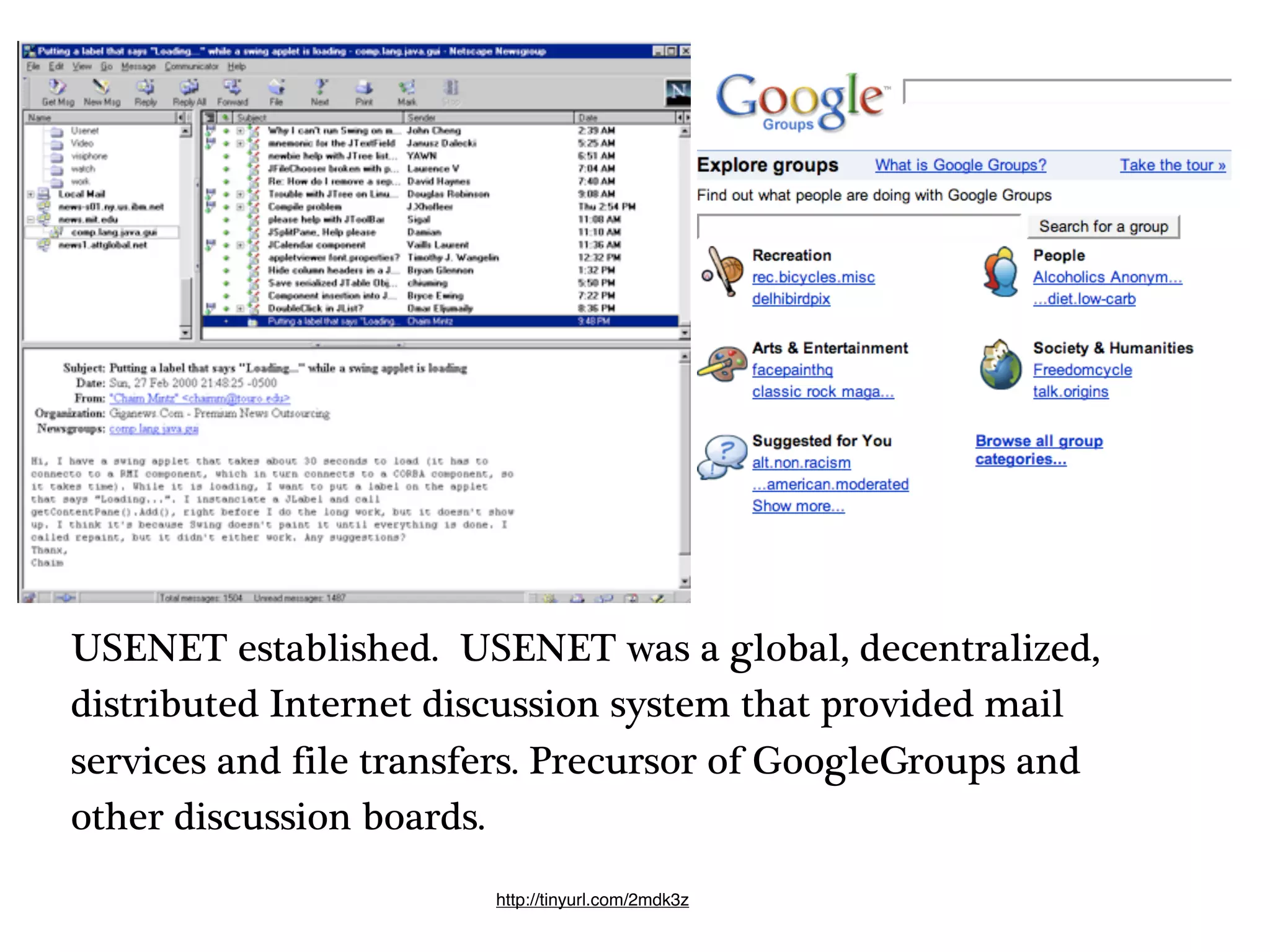 Week # 2 Social Media: Histories of the Internet