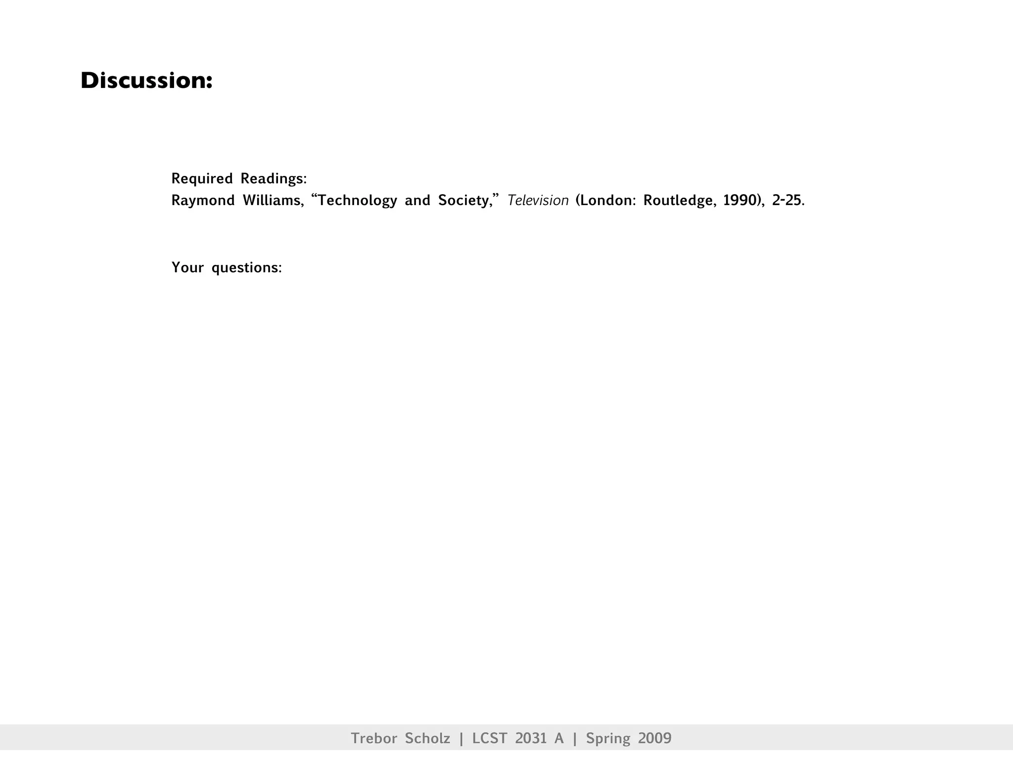Week # 2 Social Media: Histories of the Internet