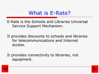 Why is E-Rate important?