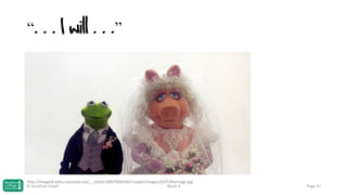 “. . . I will . . .”

http://images4.wikia.nocookie.net/__cb20110807000428/muppet/images/0/07/Marriage.jpg
© Jonathan Hazell
Week 3

Page 37

 