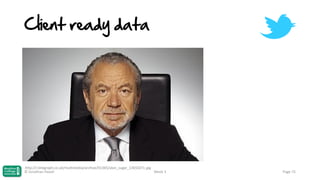 Client ready data

http://i.telegraph.co.uk/multimedia/archive/01365/alan_sugar_1365027c.jpg
© Jonathan Hazell
Week 3

Page 75

 