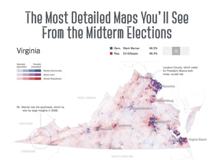 The Most Detailed Maps You’ll See
From the Midterm Elections
 