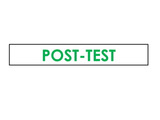 POST-TEST
 