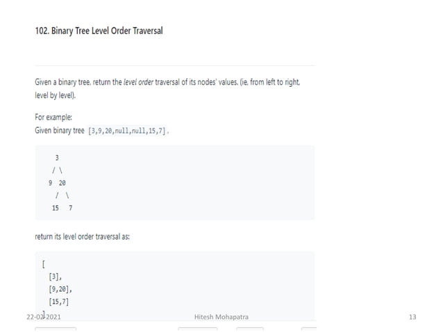 Leetcode Problem Solution | PPT