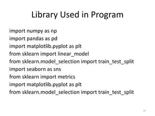 Different Types of Machine Learning Algorithms | PPTX