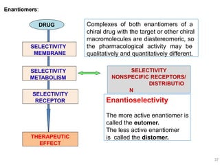 Lecture notes. Basic Concepts in the Drug Action | PPTX