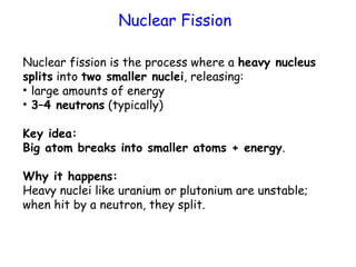 Nuclear Reactions, Engineering Chemistry, Types of Nuclear Reactions | PPTX