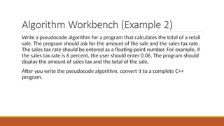 Comprehensive Introduction to C++ Programming Fundamentals and Input ...