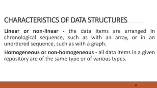 Modeling and Simulation Lesson 3: CHARACTERISTICS of Data Structures.pptx