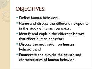 Human Discus human behavior and victimology presentation | PPTX