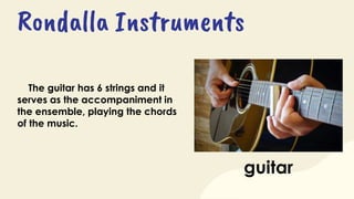 6 Rondalla Instrument Instrumental Groups on the Lowlands in Luzon | PPTX