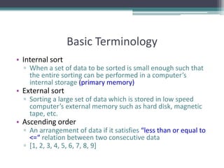 Recursion and Sorting Algorithms | PPTX