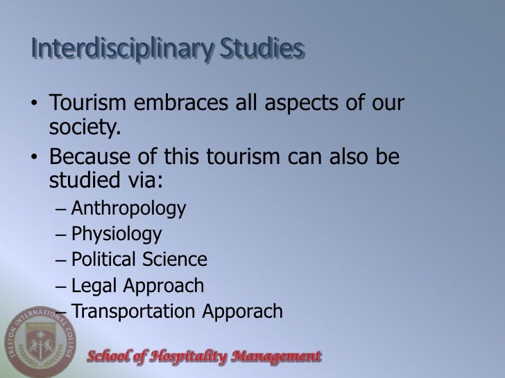 Characteristics Of Tourism Services Pdf