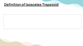 Deﬁnition of Isosceles Trapezoid
 