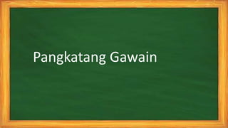 Pangkatang Gawain
 