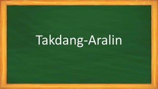 Takdang-Aralin
 