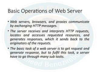 Operation Server Comprehensive Overview of Web Servers: Operations and Advanced Concepts ...