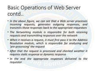 Comprehensive Overview of Web Servers: Operations and Advanced Concepts ...