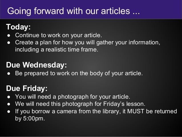 Sources Of Information