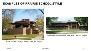Chicago School & Prairie School