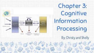 Chapter 3:
Cognitive
Information
Processing
By: Christy and Shelly
 