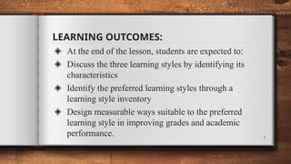 Learning Output Style WEEK 3 Discovering Your Learning Styles-1.pptx