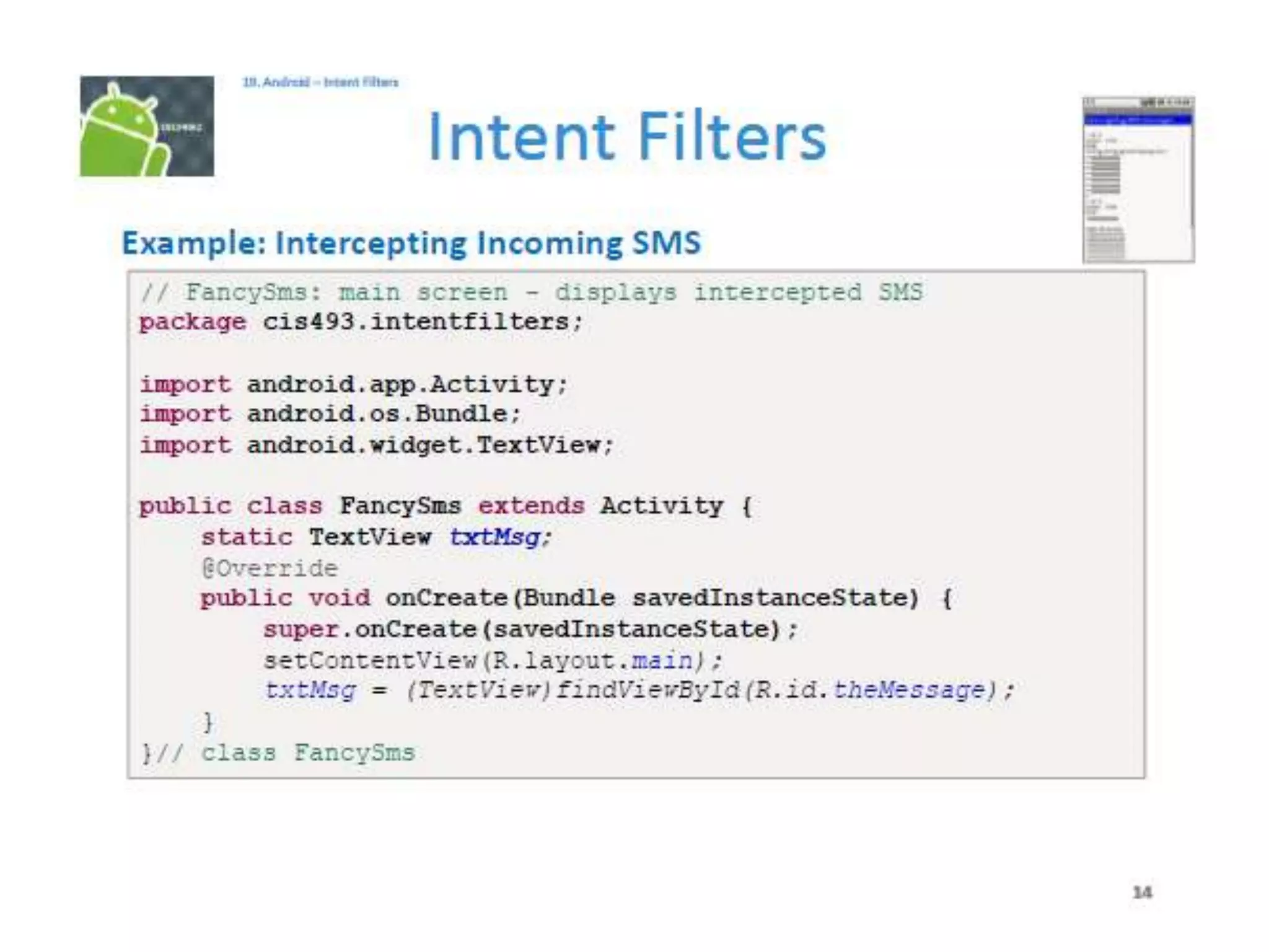 Android Training - Part 4