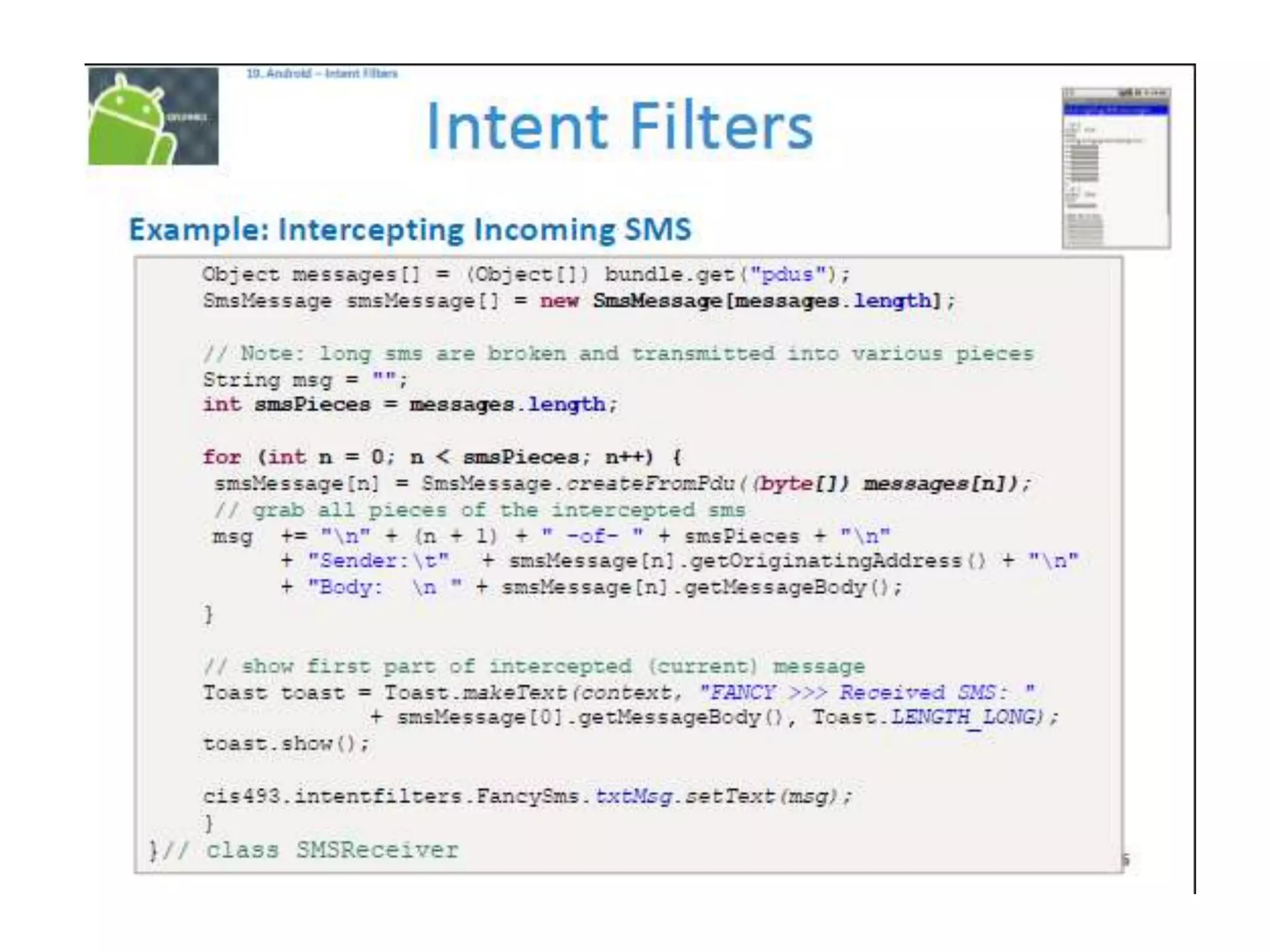 Android Training - Part 4