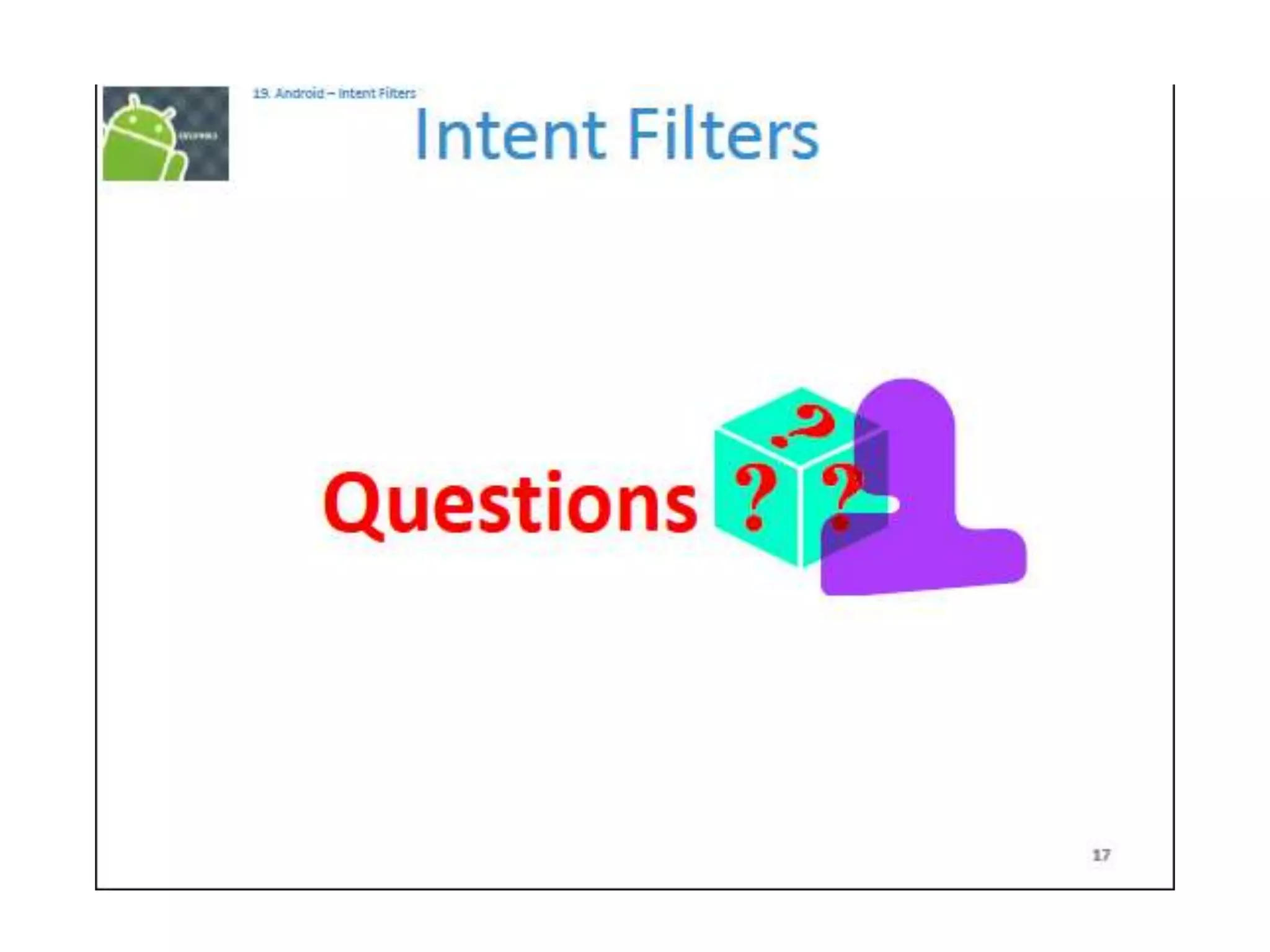 Android Training - Part 4