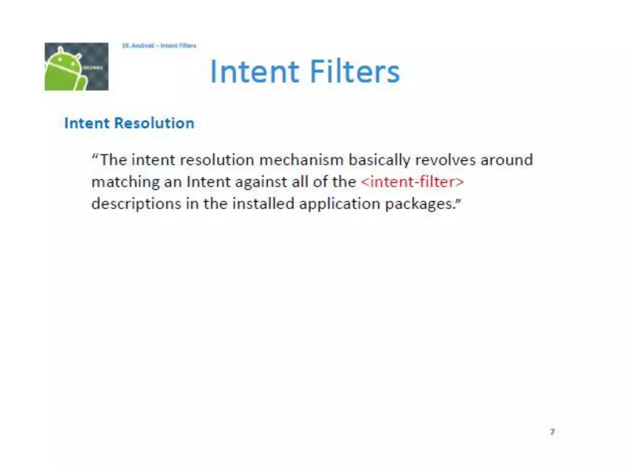 Android Training - Part 4
