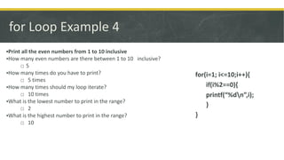 Cse programming language ….how to make loop and nested loop | PDF