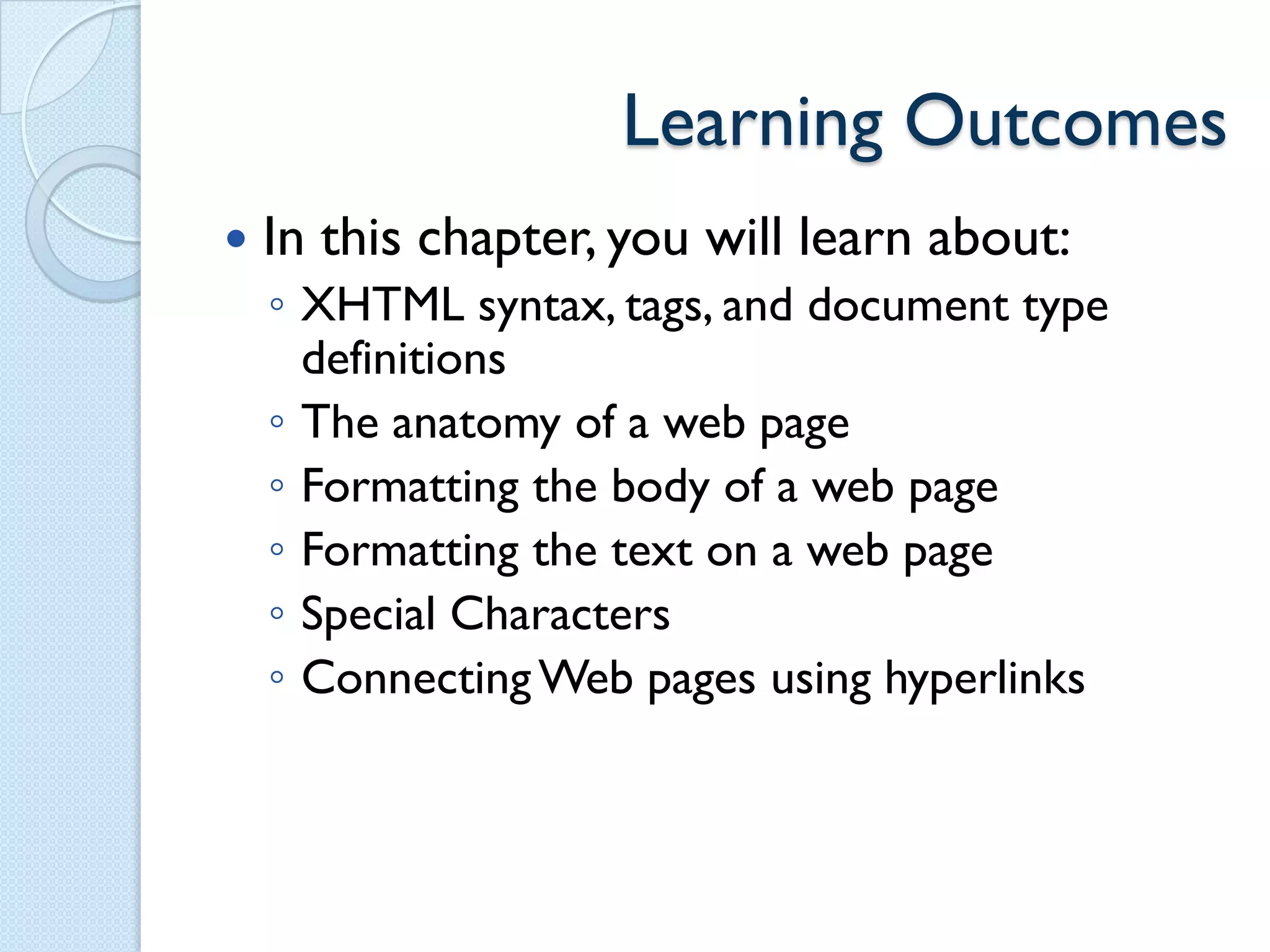 Introduction to XHTML | PDF