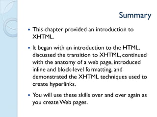 Introduction to XHTML | PDF