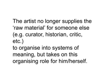 Above Left: Installation at The Green Gallery, 1964, NYCAbove Right: Portland Mirrors, c.1970, Portland, OregonBelow Left: detail of Corner Piece, 1964Below Right: Cloud, and, Slab, c.1964Robert Morris