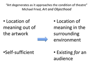 Richard Long (1967) A Line Made by Walking England.
