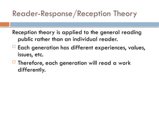 Week 3 PowerPoint Presentation LITERATURE101 | PPTX