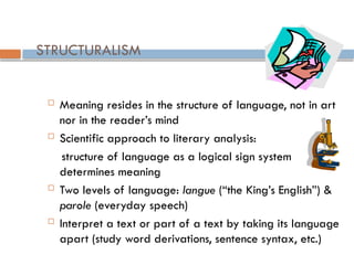 Week 3 PowerPoint Presentation LITERATURE101 | PPTX