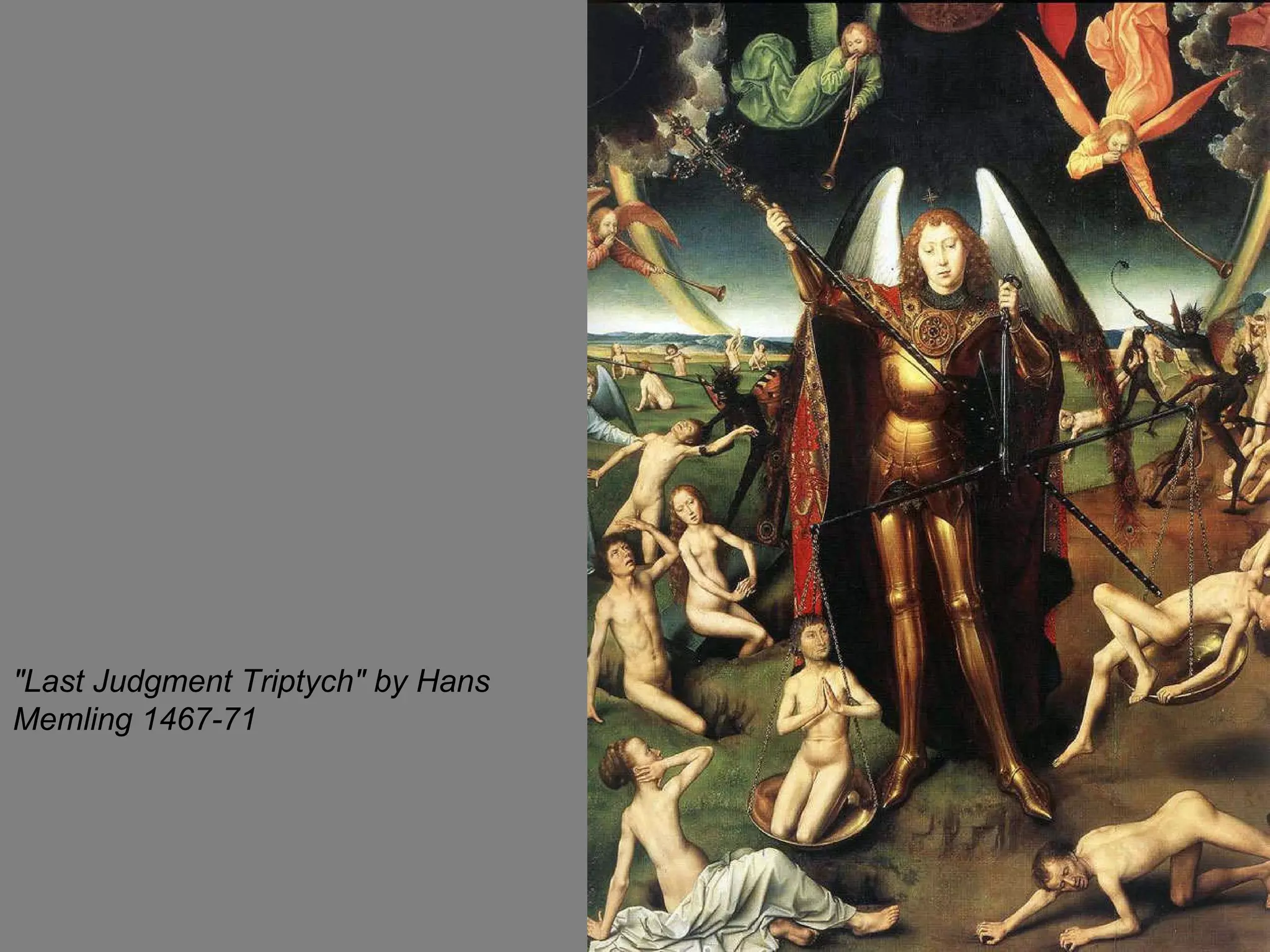 &quot;Last Judgment Triptych&quot; by Hans Memling 1467-71 