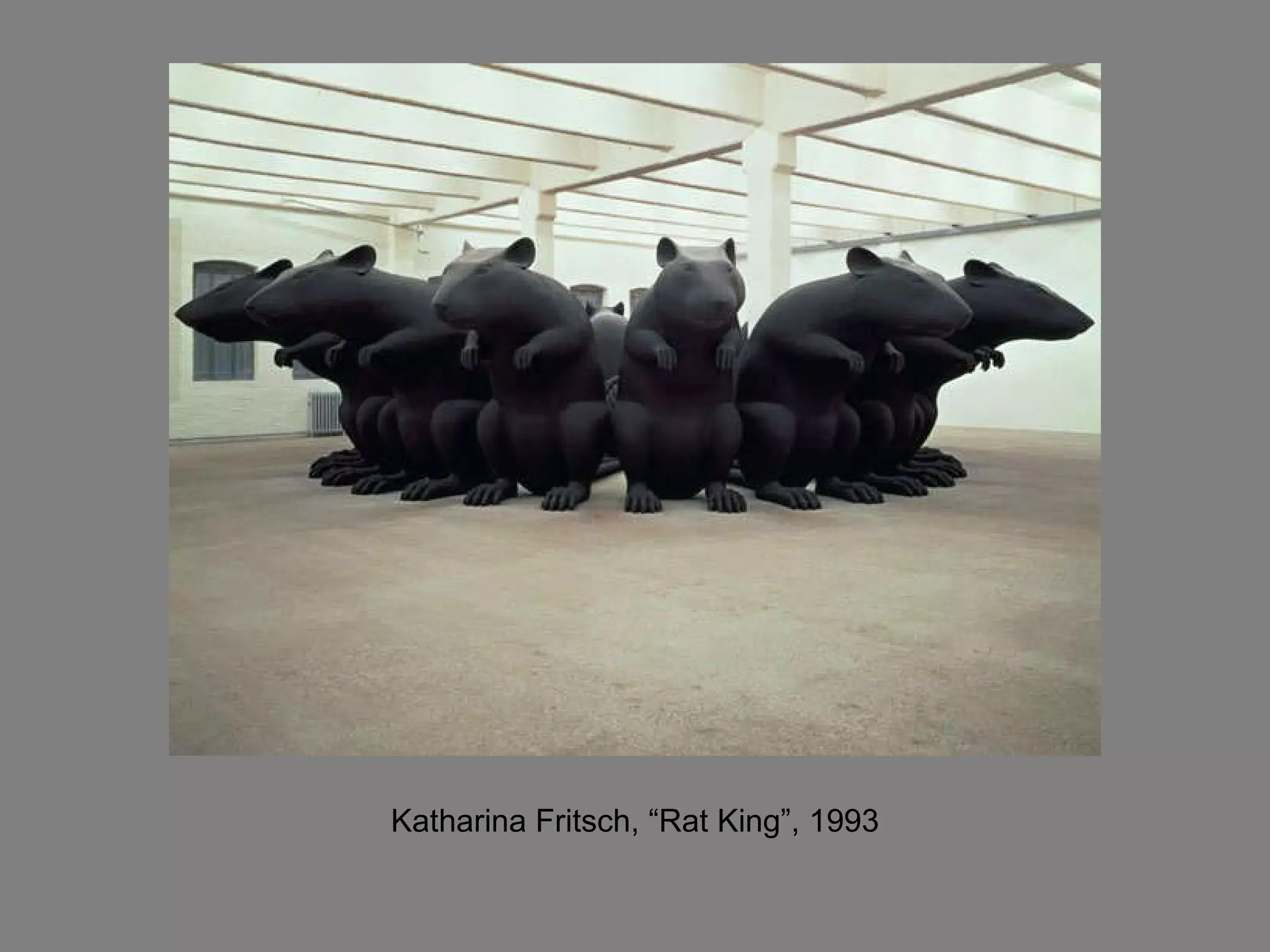 Katharina Fritsch, “Rat King”, 1993 