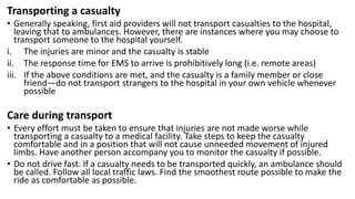 Week 3 Theory + Practical Class First Aid Notes | PDF