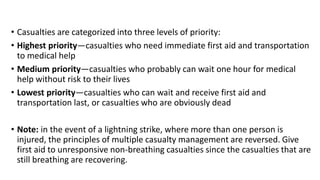 Week 3 Theory + Practical Class First Aid Notes | PDF
