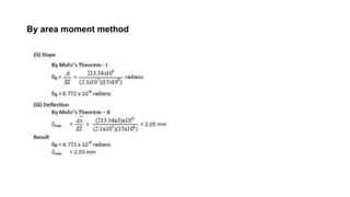By area moment method
 