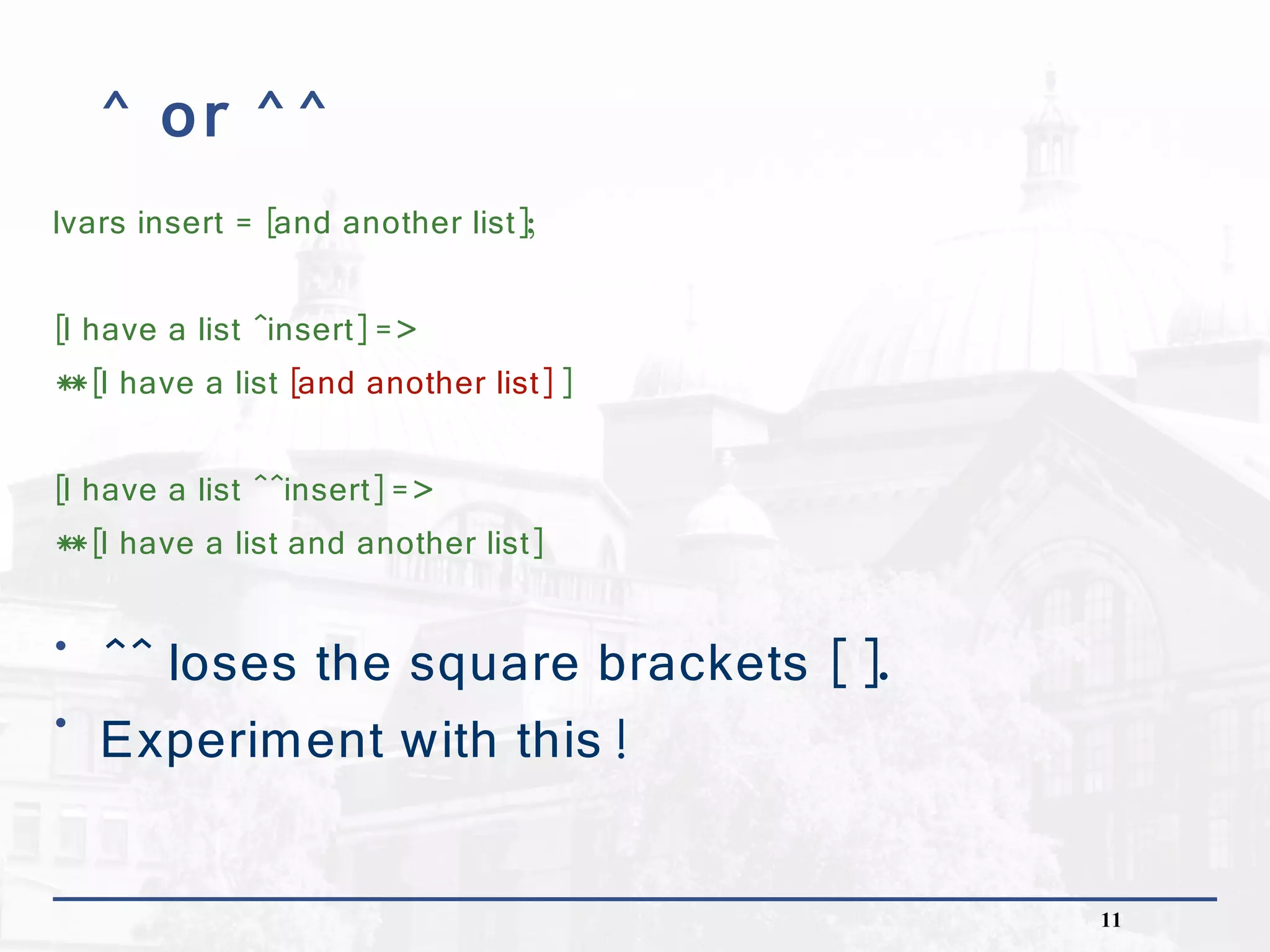 Conditionals, basic list manipulation and pattern matching