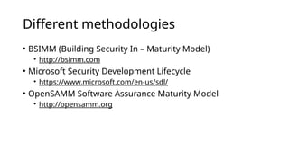 Week 4.1 Building security into the software development lifecycle copy ...